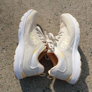 Ryka Sky Walk Rush Sneakers 6.5M Almond Beige Memory Foam Athletic Training